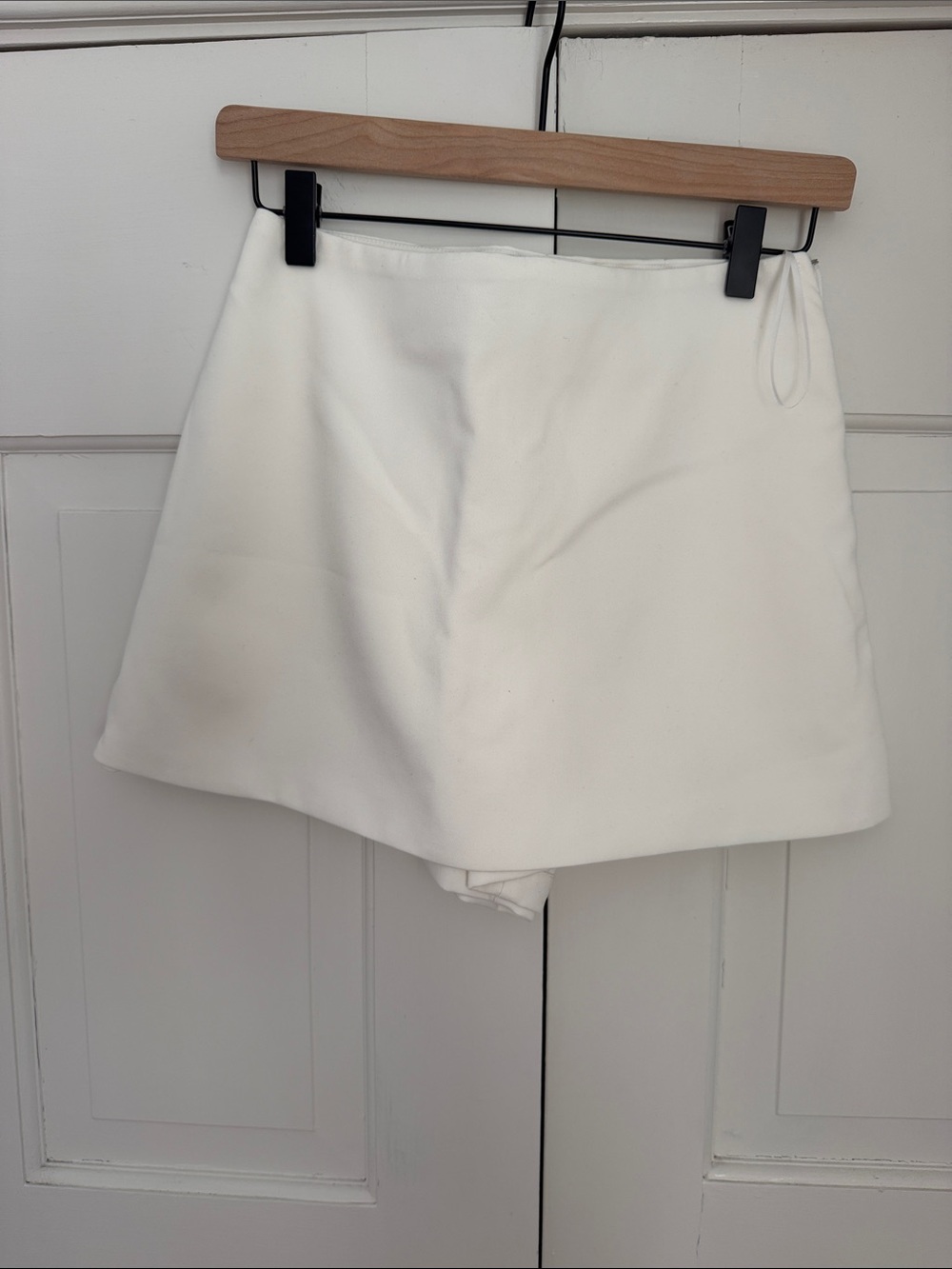 Crisp White Women’s Skort with A-Line Front